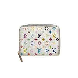Louis Vuitton Murakami Multicolor Monogram Zippy Compact Wallet